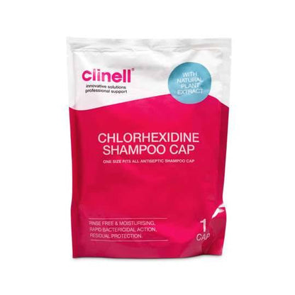 Капачка за шампоан Clinell Chlorhexidine Единична капачка
