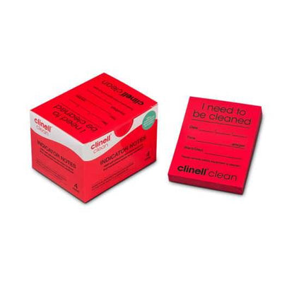 Clinell Indicator Notes Червена кутия с 4 x 250 банкноти