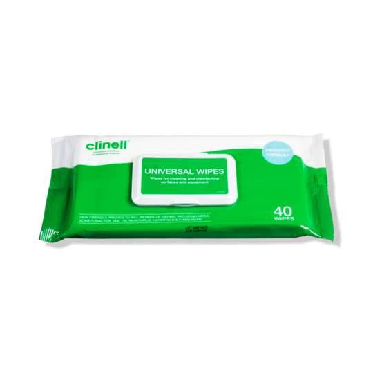 Опаковка Clinell Universal Wipes от 40 бр