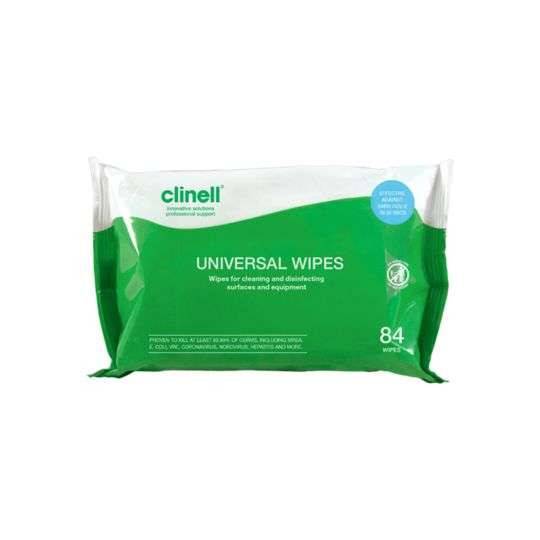 Опаковка Clinell Universal Wipes от 84 бр