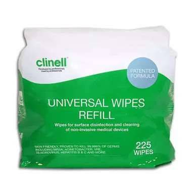 Clinell Universal Wipes Tub с 225 пълнителя