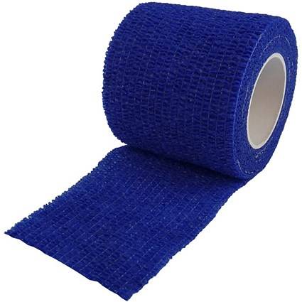 7.5cm x 4.5m Blue Cohesive Conforming Bandage