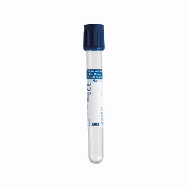 Епруветки за събиране на кръв BD Vacutainer Trace Element 6ml K2 EDTA