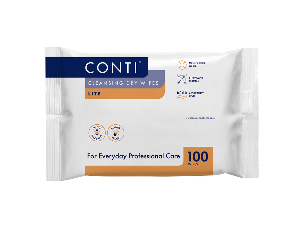 Conti Cleansing Dry Wipes Lite Малък пакет от 100
