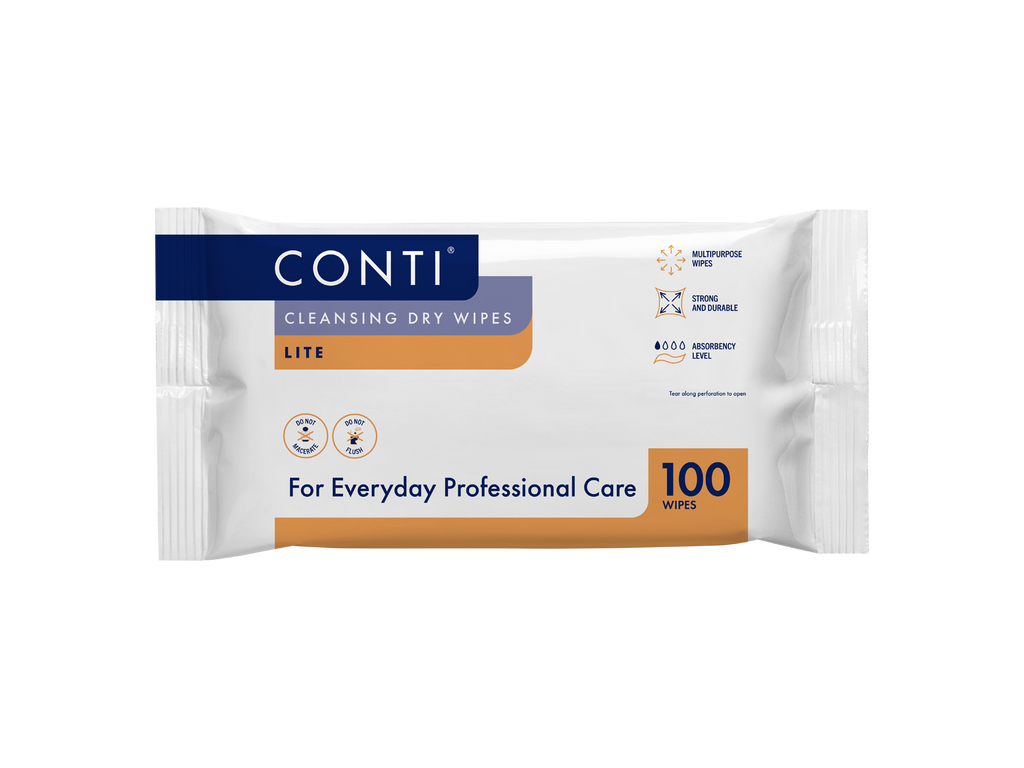 Conti Cleansing Dry Wipes Lite Голяма опаковка от 100