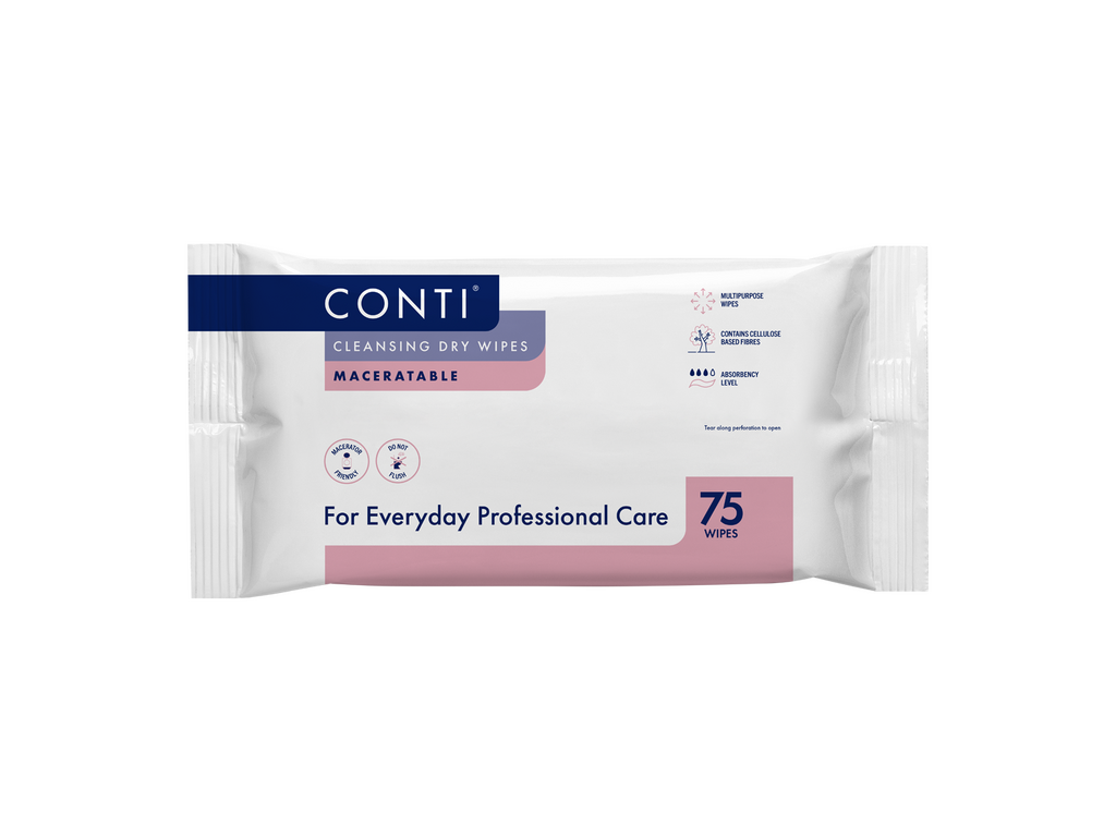 Conti Maceratable Dry Wipes Голяма опаковка от 75