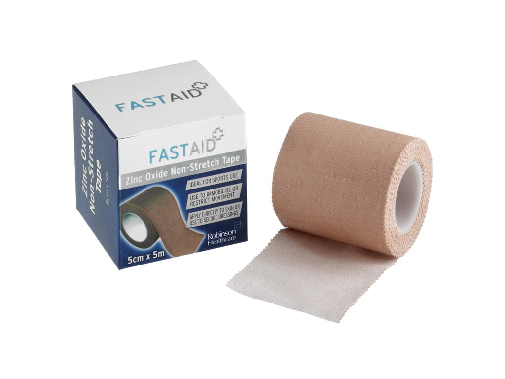 Неразтеглива лента с цинков оксид Fast Aid 5cm x 5m