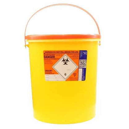 22-литров кош за остри предмети Sharpsguard Orange
