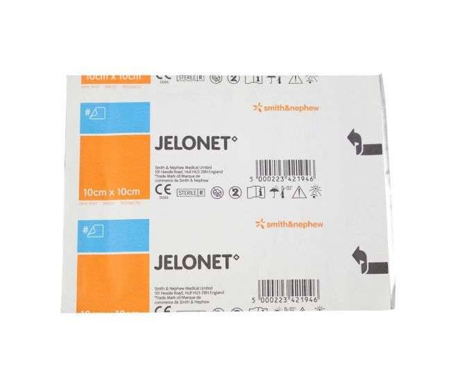 10cm x 10cm Jelonet Paraffin Gause Dressing BP