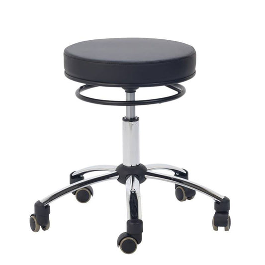 Black Swivel Stool with Release Ring