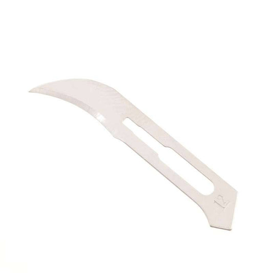Teqler - Disposable Scalpel Blades for No. 3 Scalpel Handle Figure 12 - 370512 UKMEDI.CO.UK UK Medical Supplies