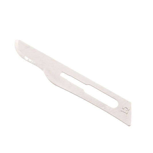 Teqler - Disposable Scalpel Blades for No. 3 Scalpel Handle Figure 15 - 370515 UKMEDI.CO.UK UK Medical Supplies