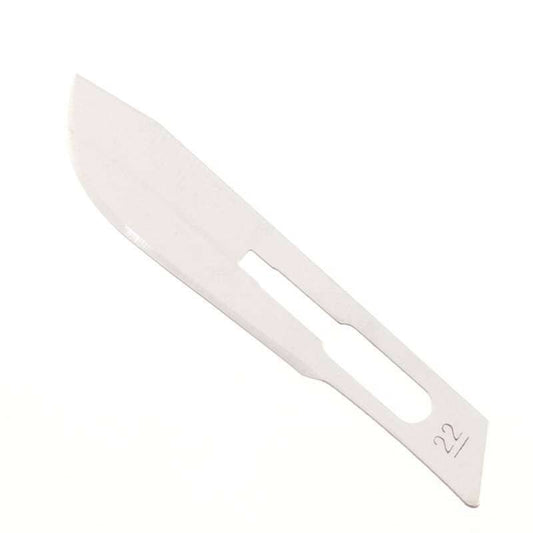 Teqler - Disposable Scalpel Blades for No. 4 Scalpel Handle Figure 22 - t370522 UKMEDI.CO.UK UK Medical Supplies