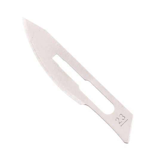 Teqler - Disposable Scalpel Blades for No. 4 Scalpel Handle Figure 23 - 370523 UKMEDI.CO.UK UK Medical Supplies