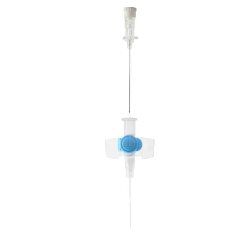 22G Blue1 инча Terumo Versatus крила и портирана IV канюла