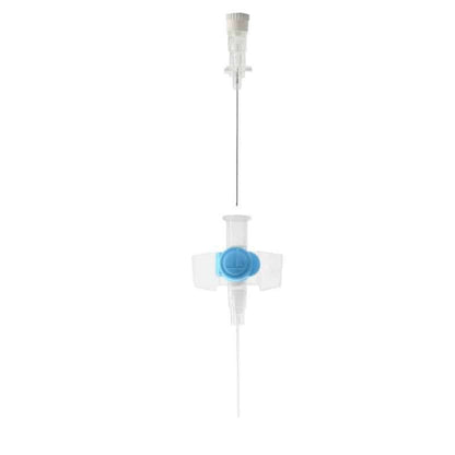 22G Blue1 инча Terumo Versatus крила и портирана IV канюла