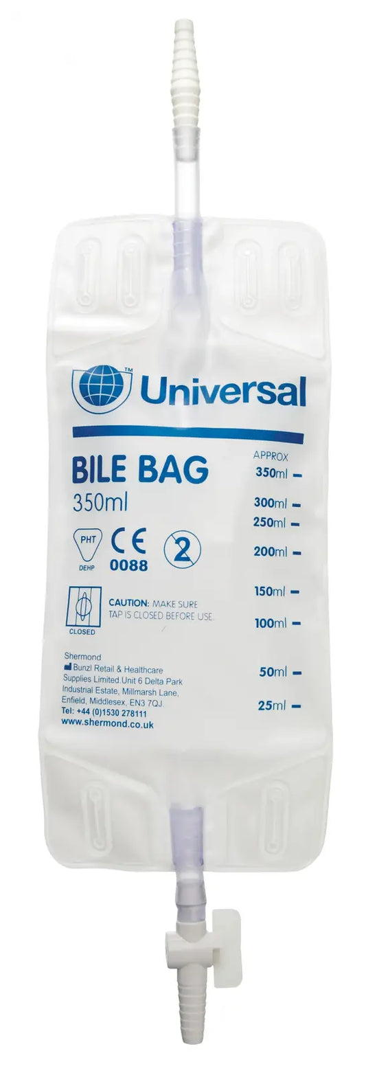 350ml Sterile Bile Collection Bags With Ryles/Kehrs Connector