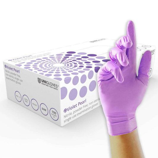 Нитрилни ръкавици Unigloves Violet Pearl